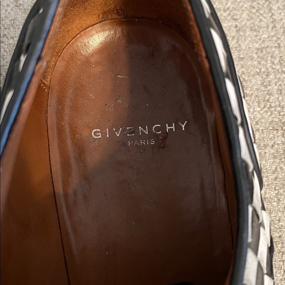 Givenchy Black & White Leather Shoes 10/43 - Picture 4 of 7